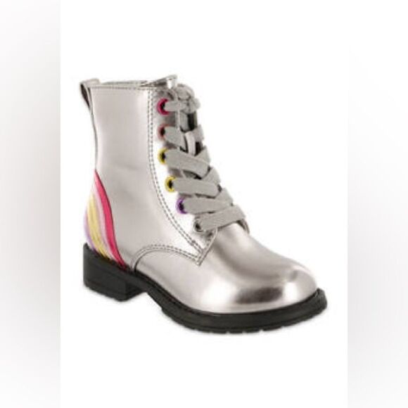 MIA
Girls Metallic Rainbow Combat Boots - Picture 1 of 10